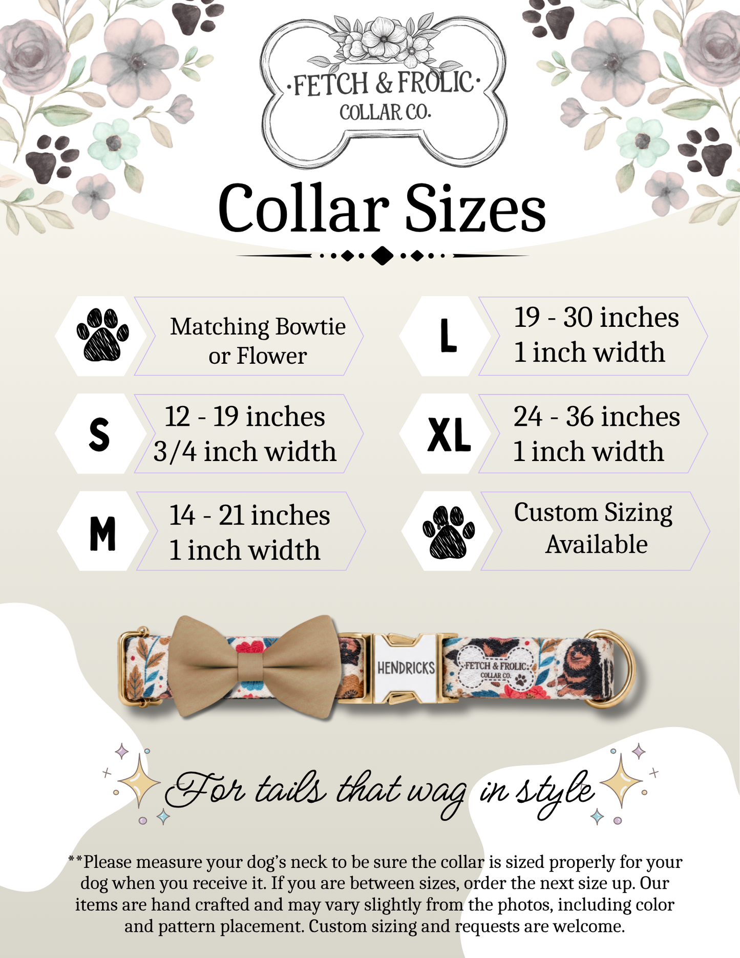 Custom Dog Collar & Leash Set – Featuring Your Dog