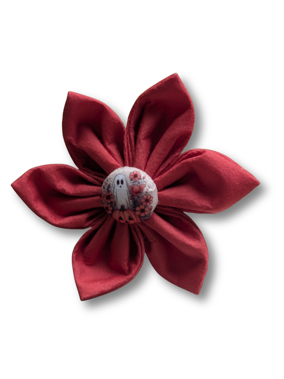 Handmade Dog Collar Flower | Fabric Collar Accessory for Dogs & Cats | Halloween Edition