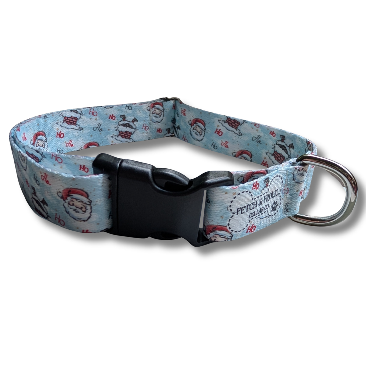 Santa HOHOHO Christmas Dog Collar