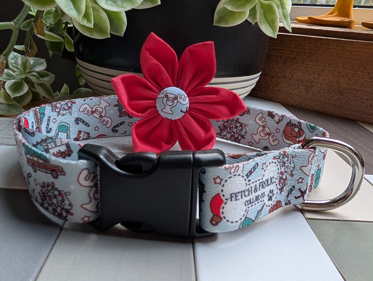 Christmas Holiday Dog Collar