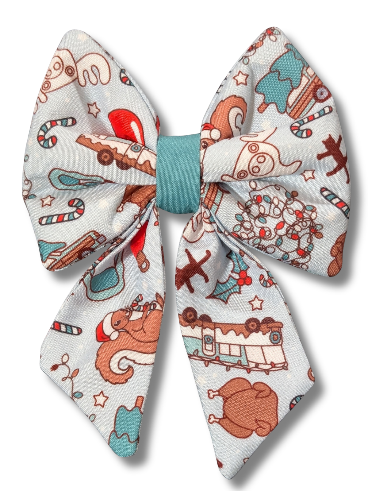 Sailor Bow| Fabric Collar Accessory for Dogs & Cats | Christmas Edition