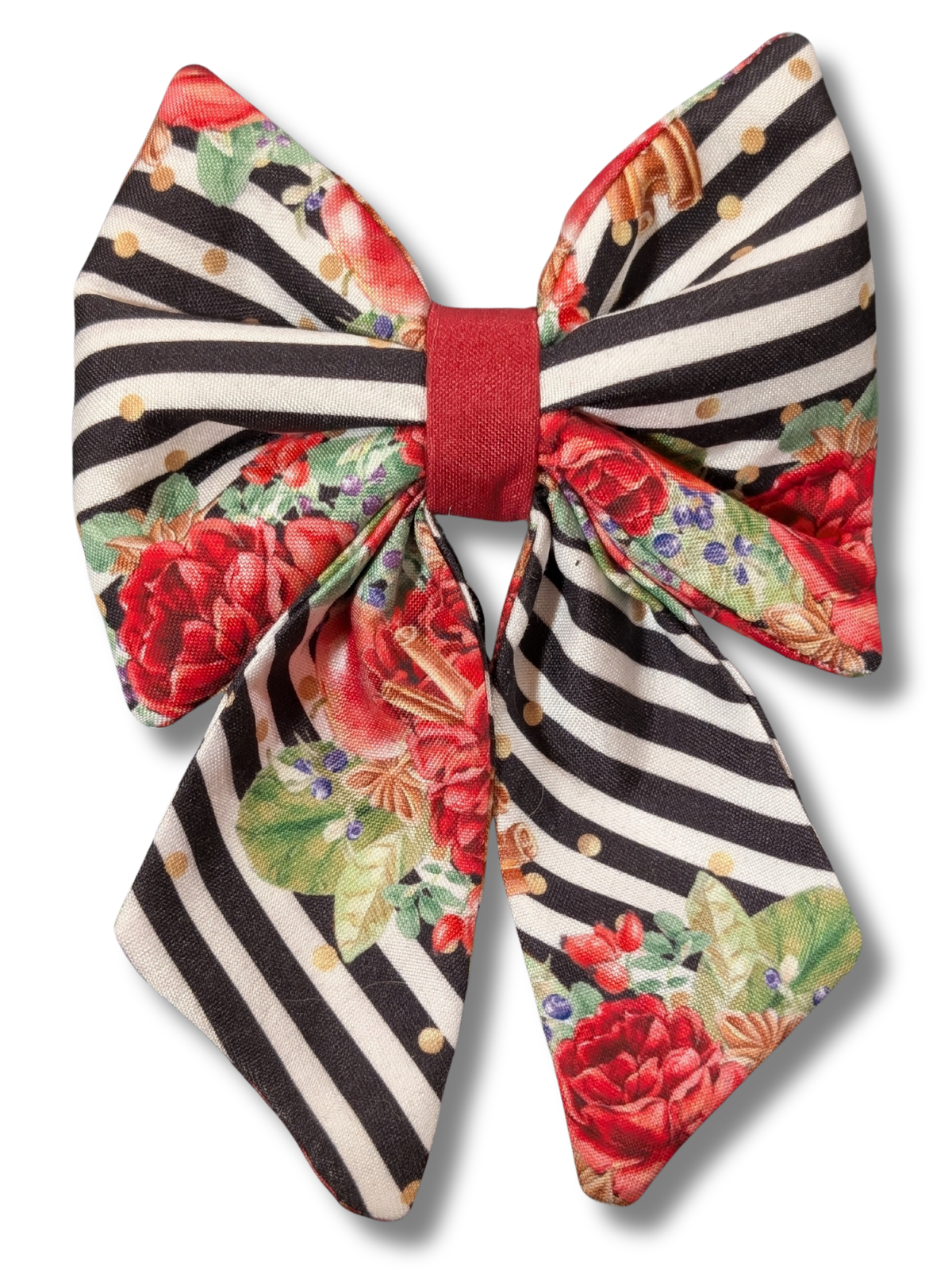 Sailor Bow| Fabric Collar Accessory for Dogs & Cats | Christmas Edition