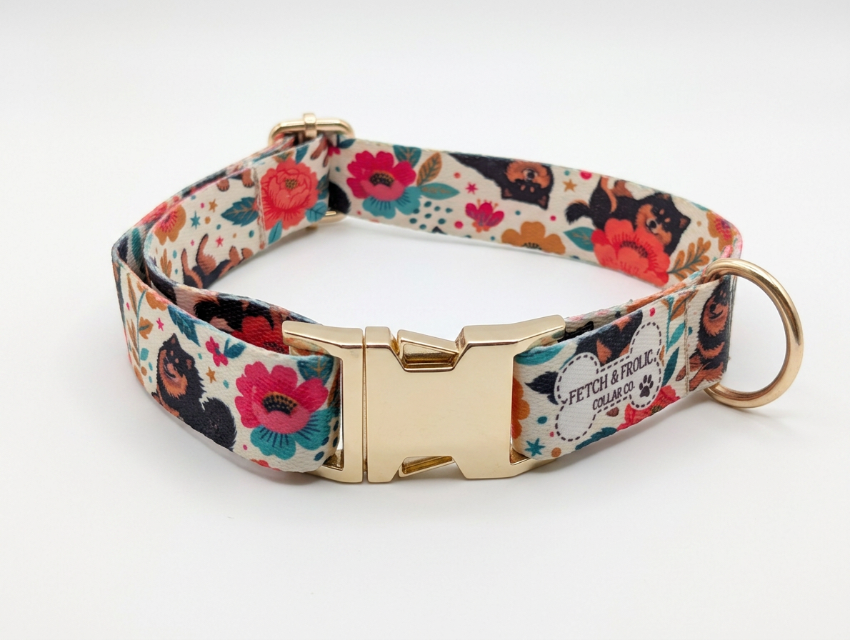 Custom Dog Collar & Leash Set – Featuring Your Dog